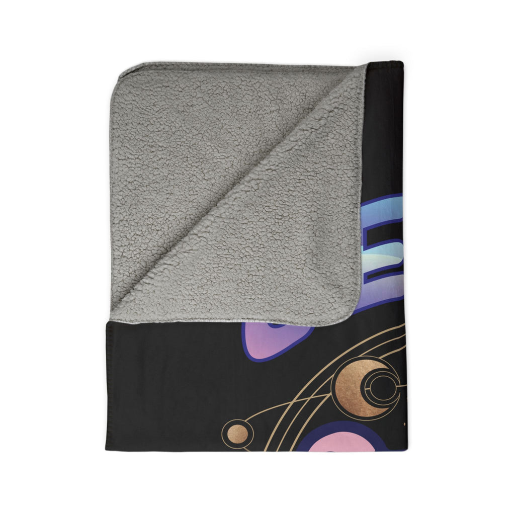 Gloomy Bear gemini Zodiac Fleece Sherpa Blanket