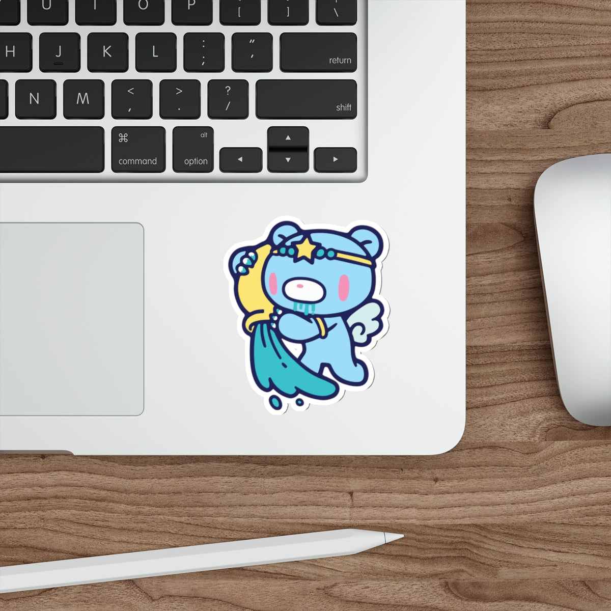 Gloomy Zodiac Aquarius Die-Cut Stickers