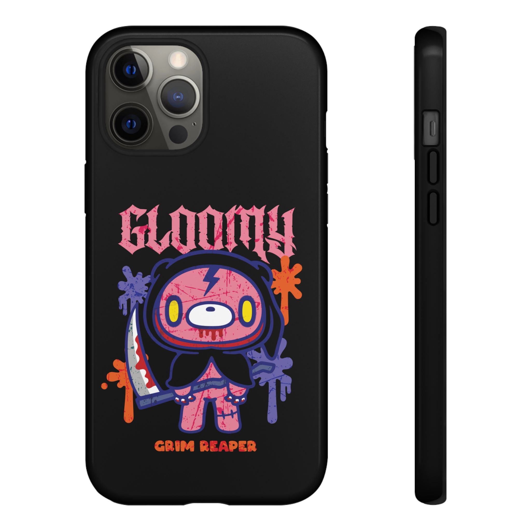 Gloomy bear Halloween grim reaper Phone Case