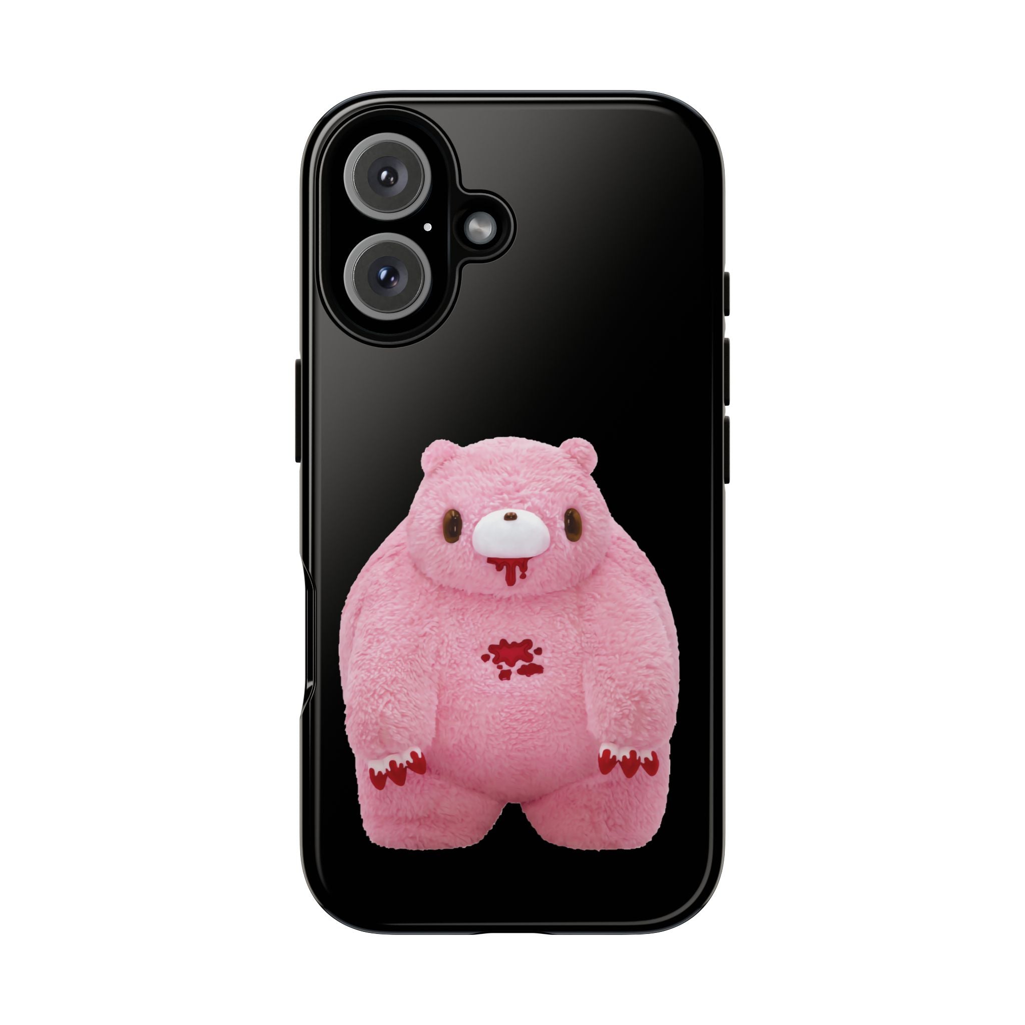 Chubby Gloomy Plush Tough Phone Case