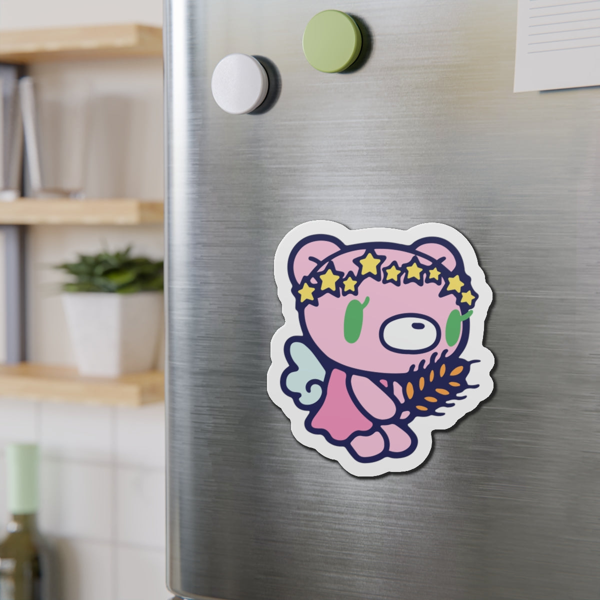 Zodiac Virgo Gloomy Die-Cut Magnets