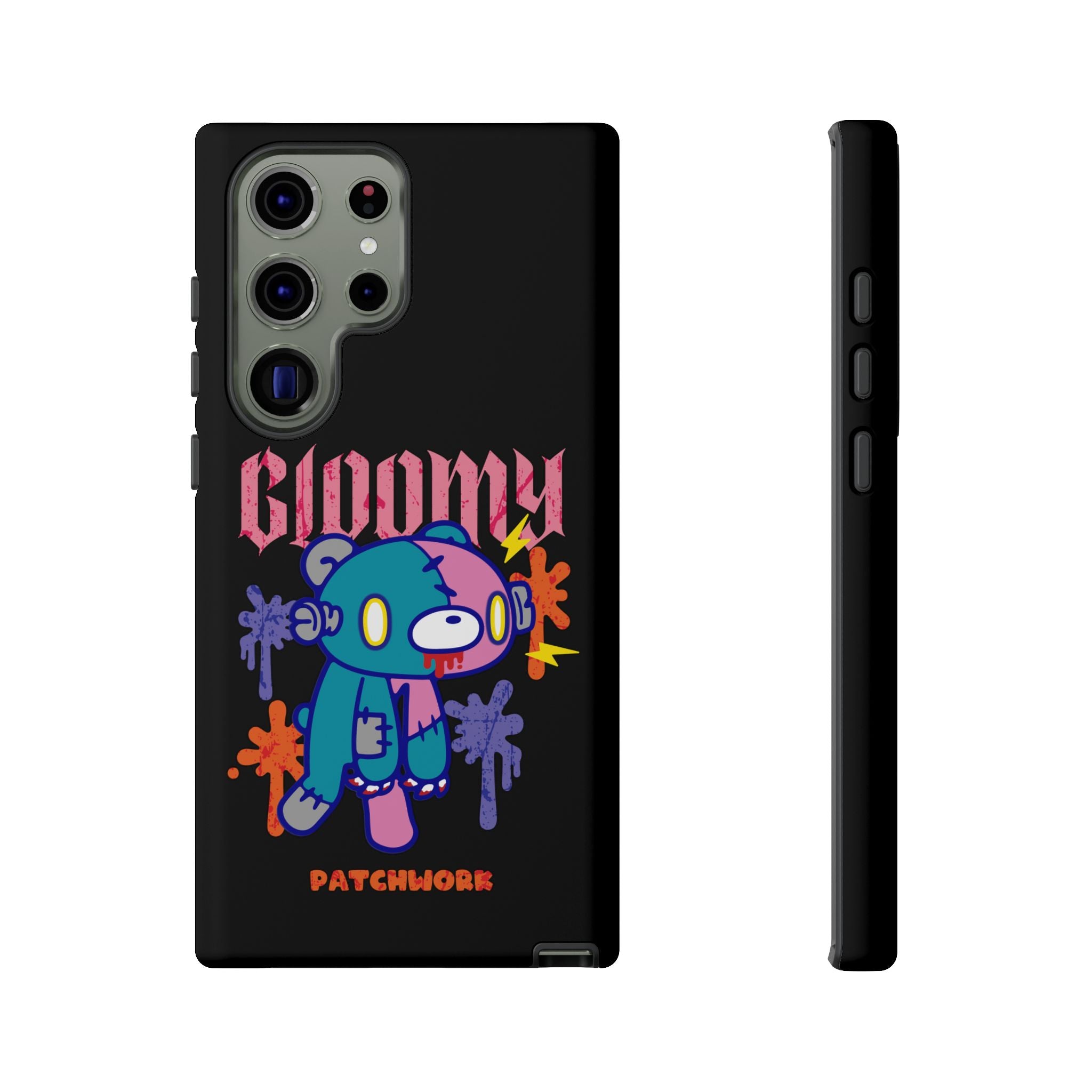 gloomy bear Halloween patchwork Phone Case