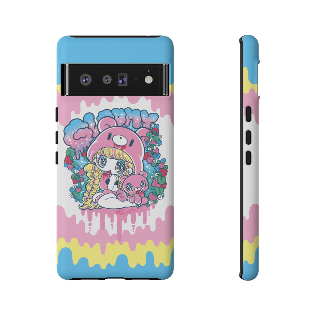 YURIE SEKIYA x GLOOMY BEAR ⭐️ GLOOMY-GIRL STRAWBERRY PHONE CASE