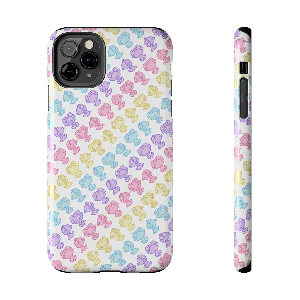 Rotating Pastel All Purpose Bunny - iPhone Case