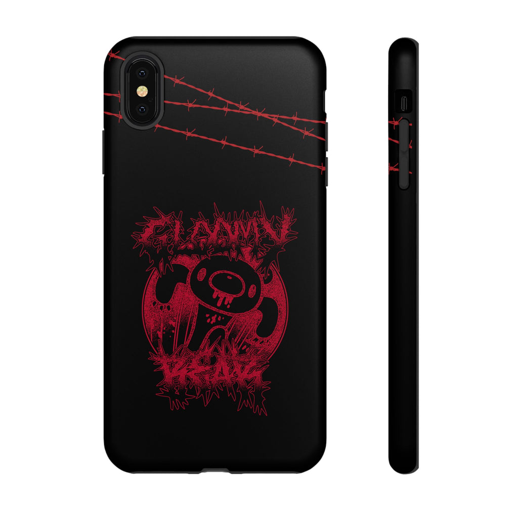 Gloomy Bear Metal Show Red Phone Case