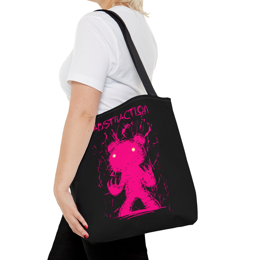 Abstraction Gloomy Bear (Pink) Tote Bag