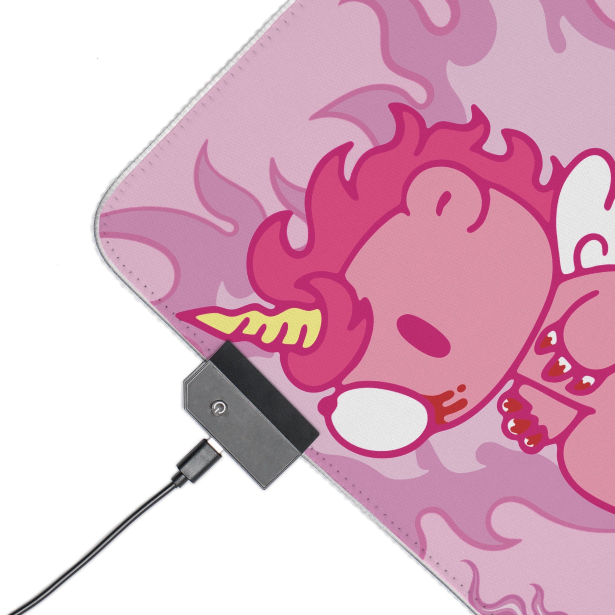 Fire Horse Gloomy Bear LED Gaming Mouse Pad