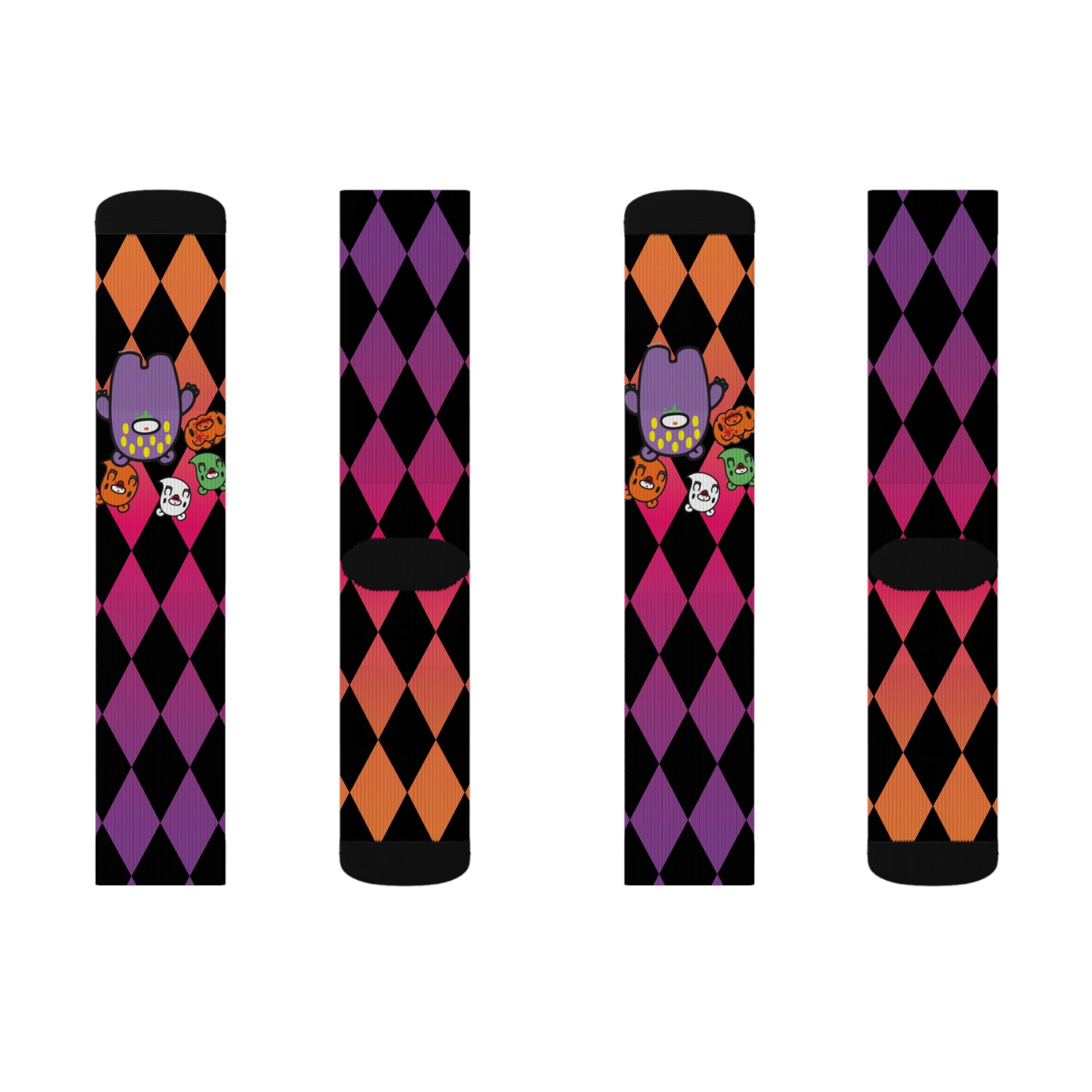 Monster Gloomy Halloween Edition - Sublimation Socks