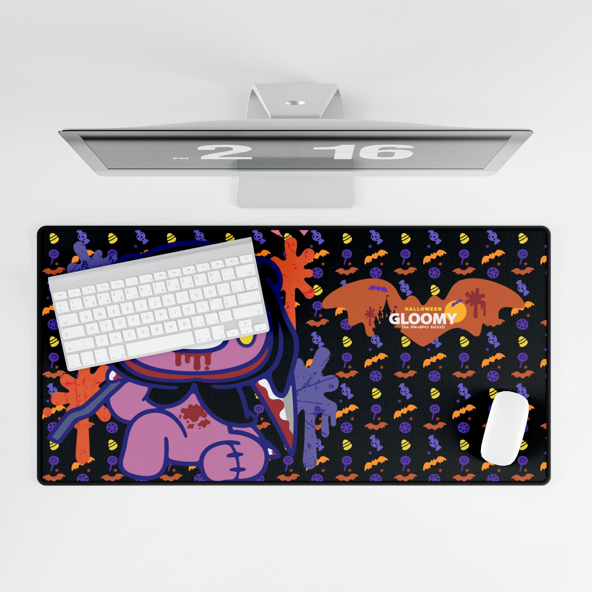 Gloomy Halloween Grim Reaper Desk Mats