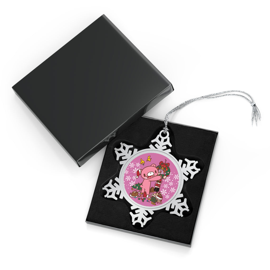 Gloomy Bear Snowflake Ornament