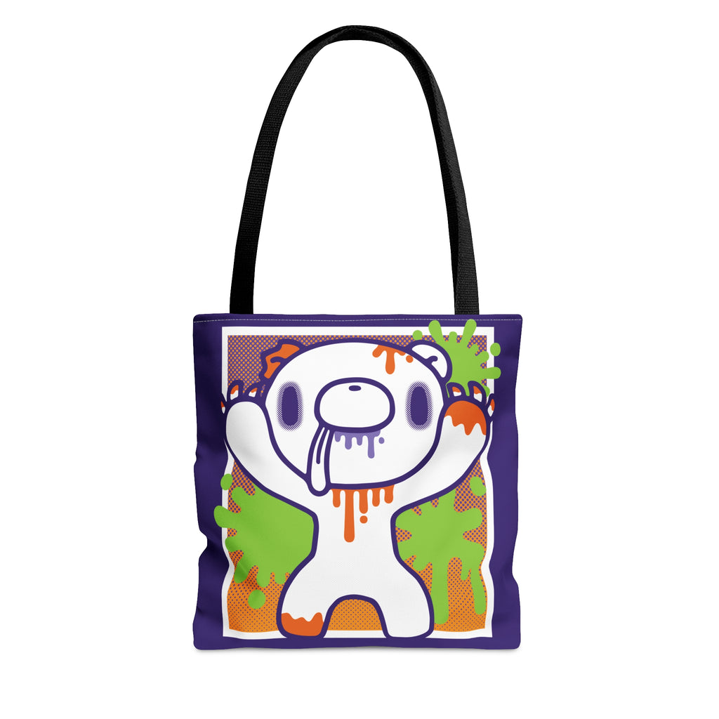 Gloomy Bear Zombie Splatter Tote Bag