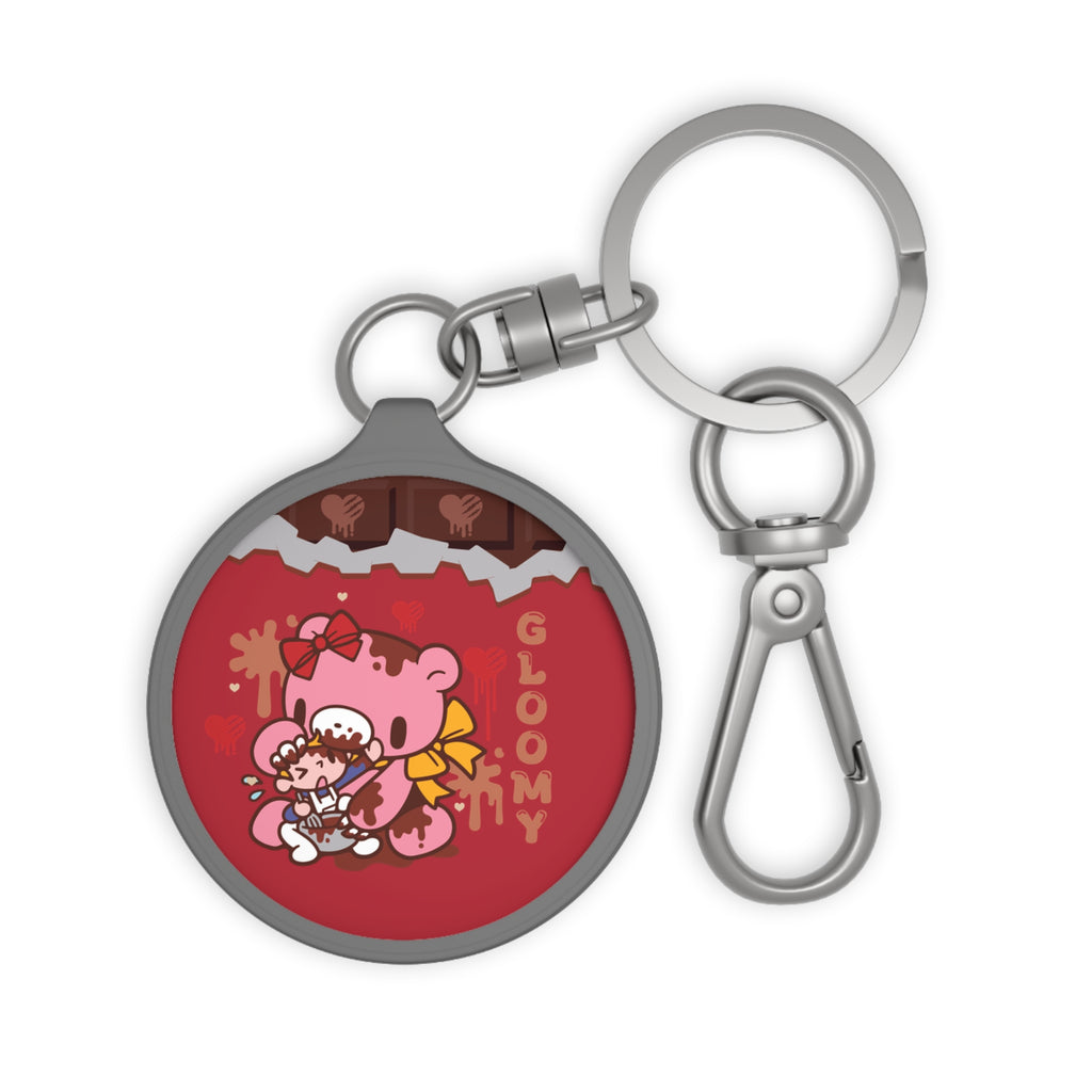 Gloomy Valentine Keyring Tag