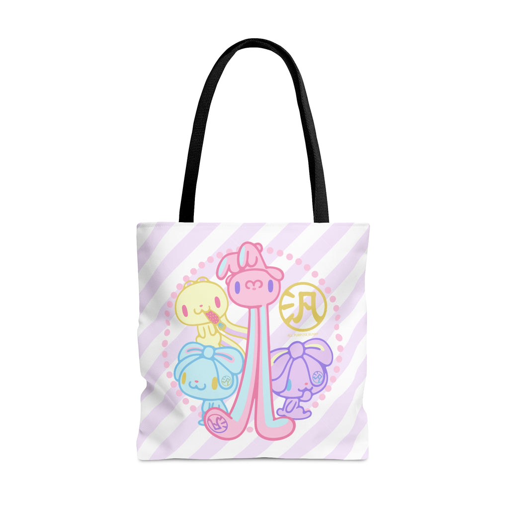 Group Pastel All Purpose Bunny Tote Bag