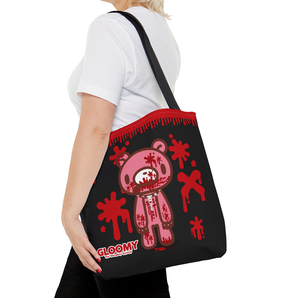 Bloody Gloomy Bear Canvas Tote Bag