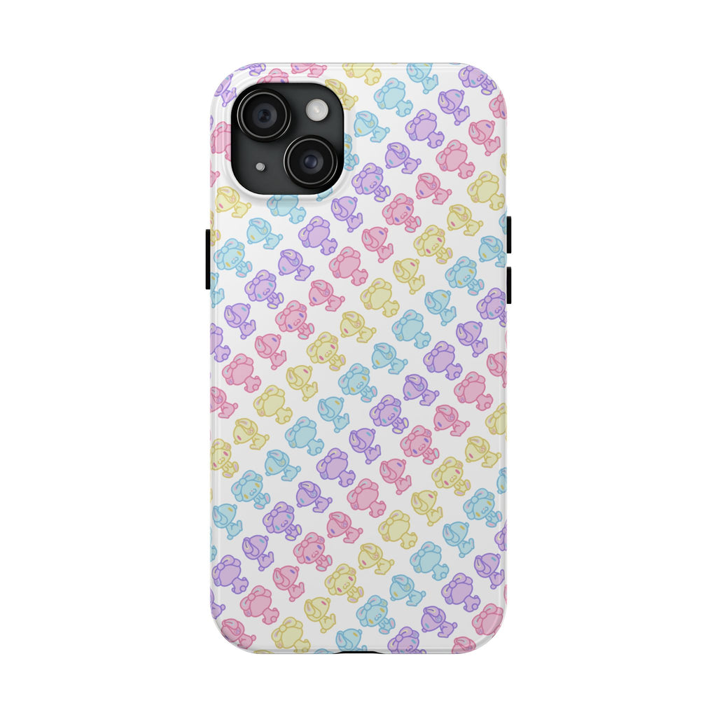 Rotating Pastel All Purpose Bunny - iPhone Case