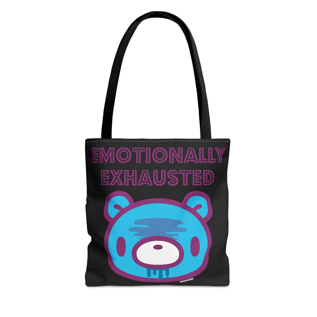 Emotionally Exhausted Gloomy Black Tote