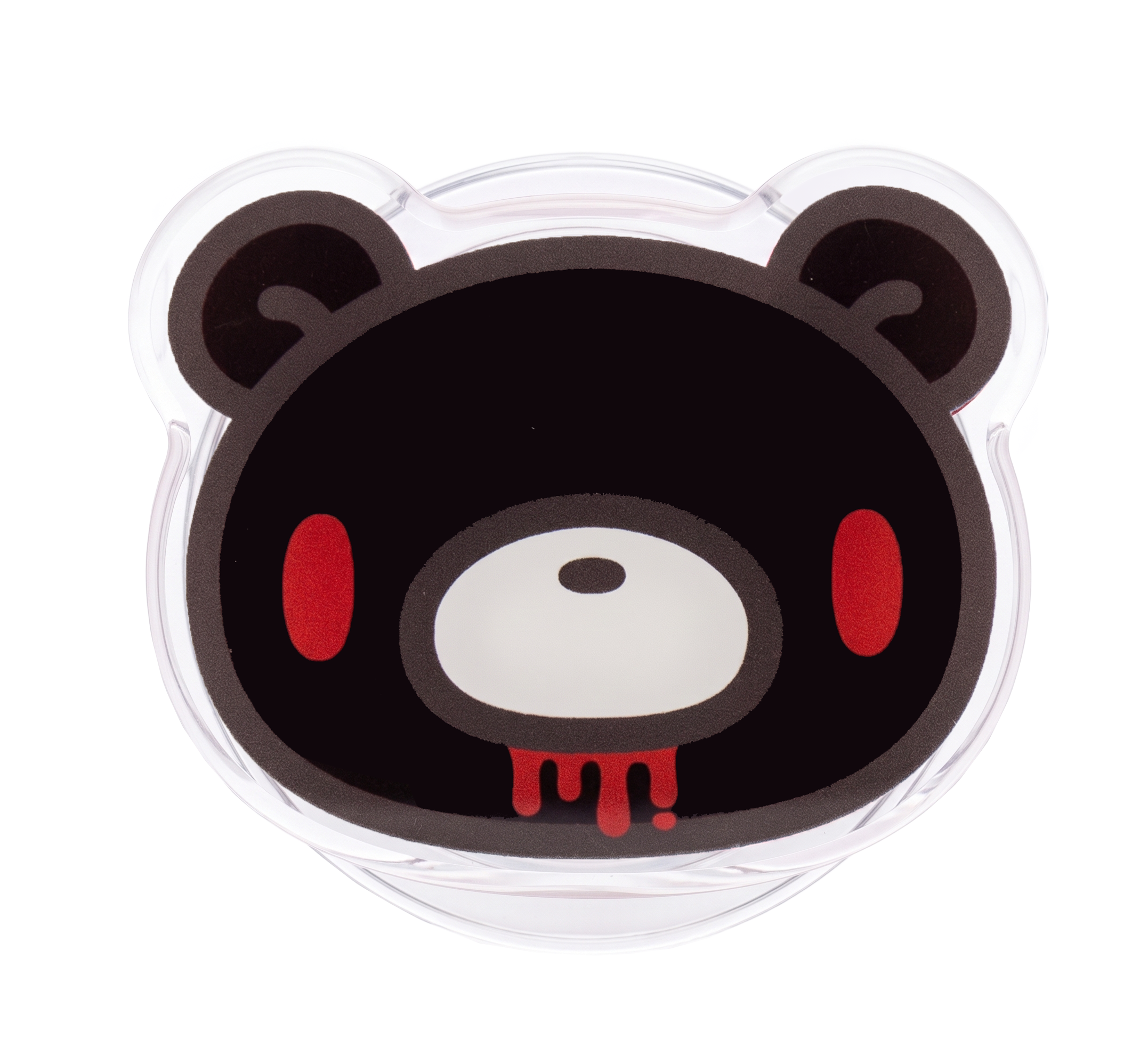 Gloomy Bear Phone Grip with Magnetic Ring - Black