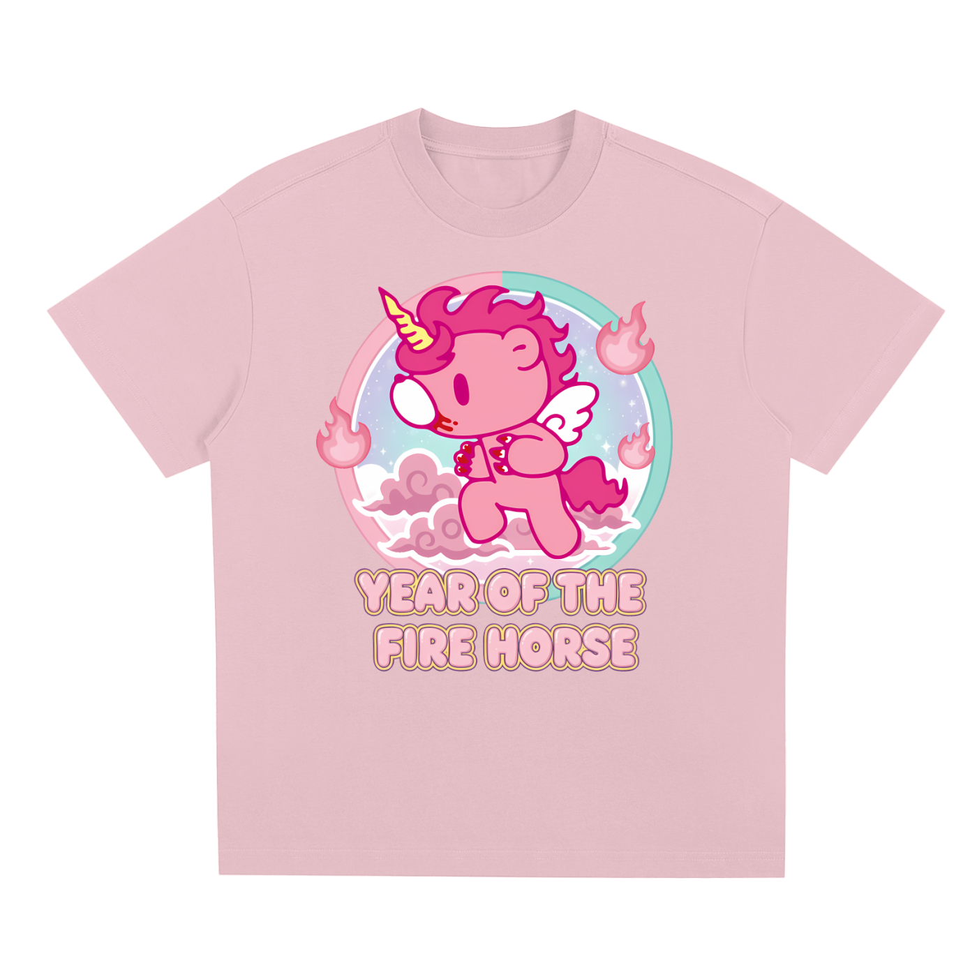 Gloomy Fire Horse Quick-Dry Cooling T-Shirt