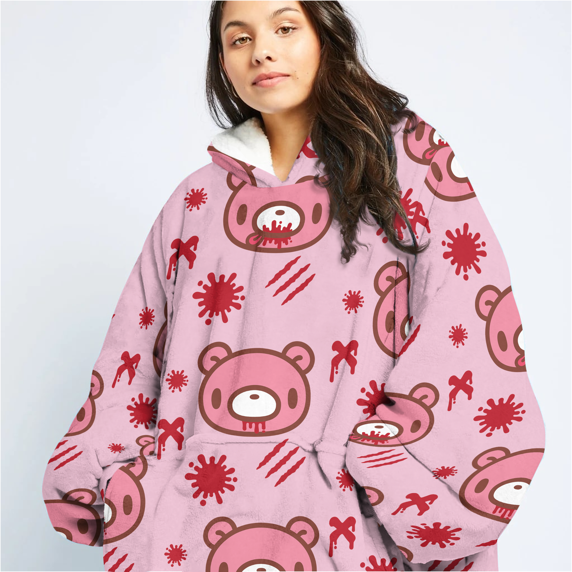 So Gloomy Unisex Hooded Blanket | Gloomy Bear So Gloomy Unisex Hooded Blanket | Gloomy Bear