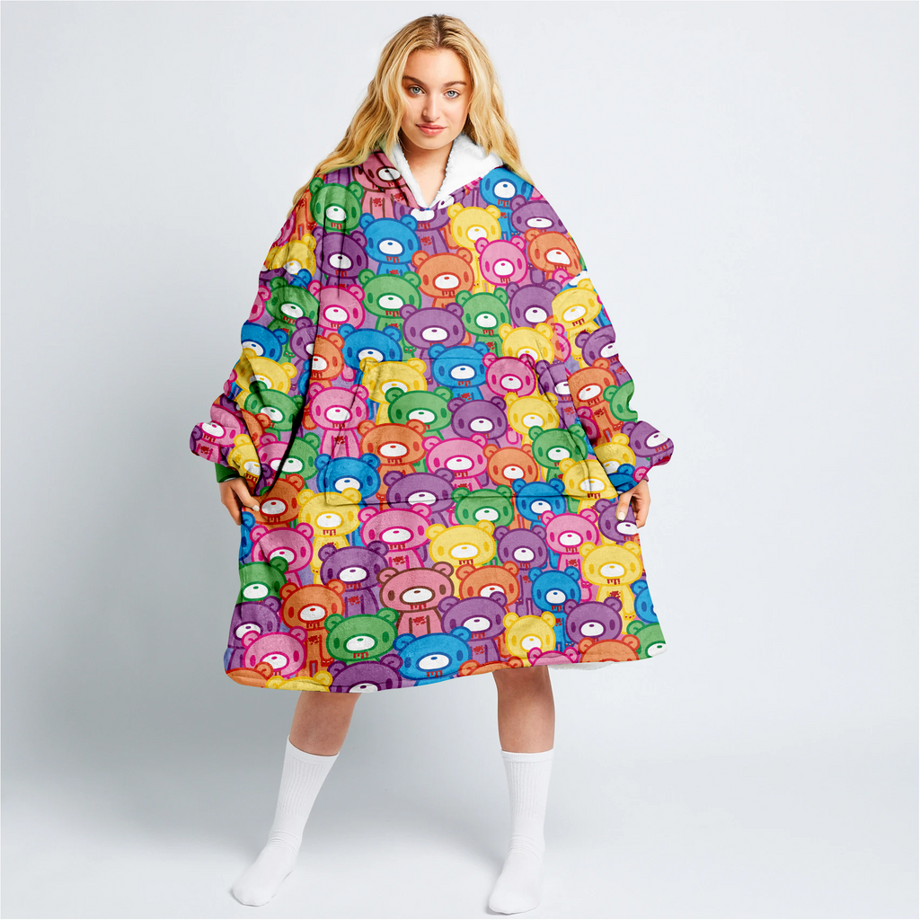 Rainbow Dreams Unisex Hooded Blanket