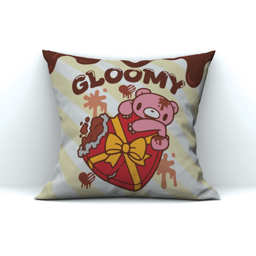 Gloomy Valentine Throw Pillow