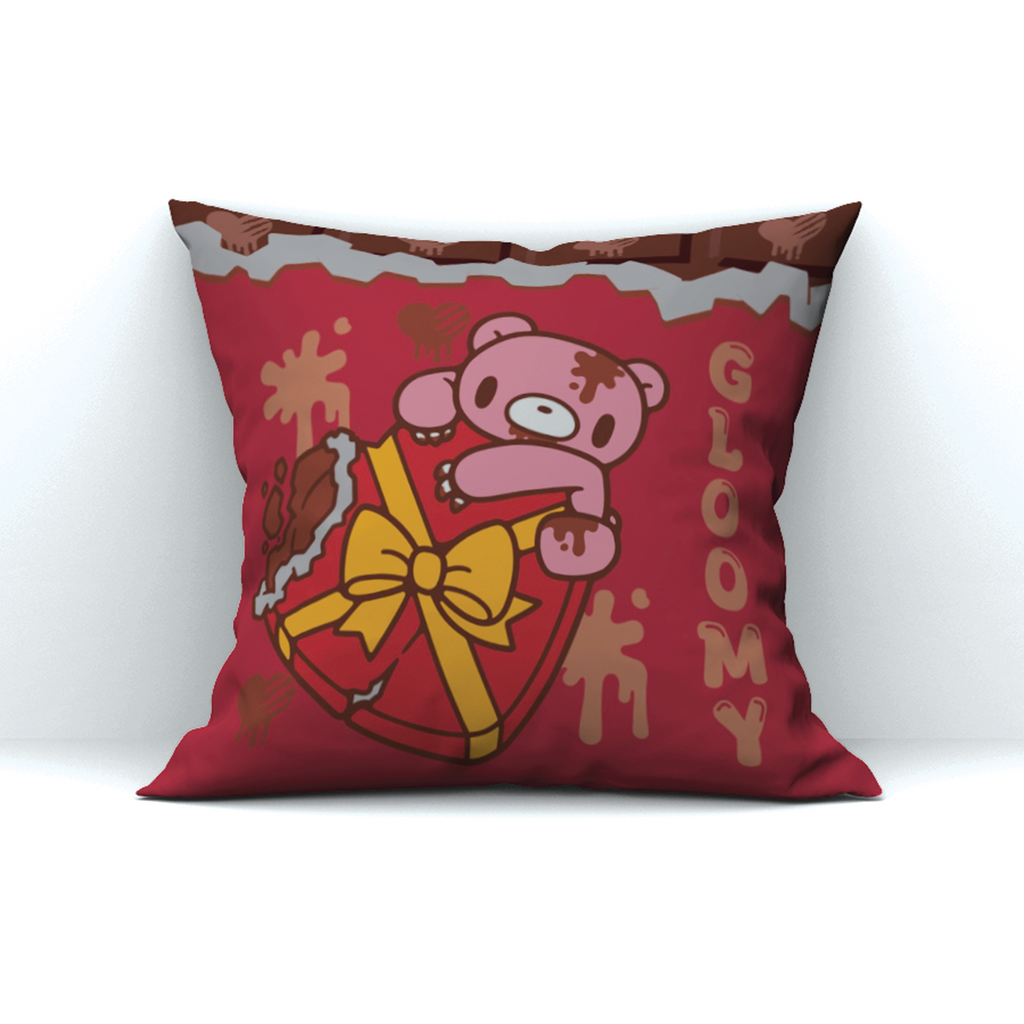 Gloomy Valentine Throw Pillow