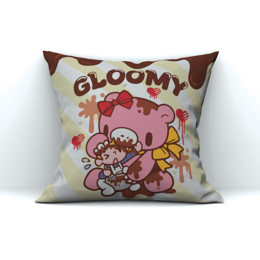 Gloomy Valentine Throw Pillow