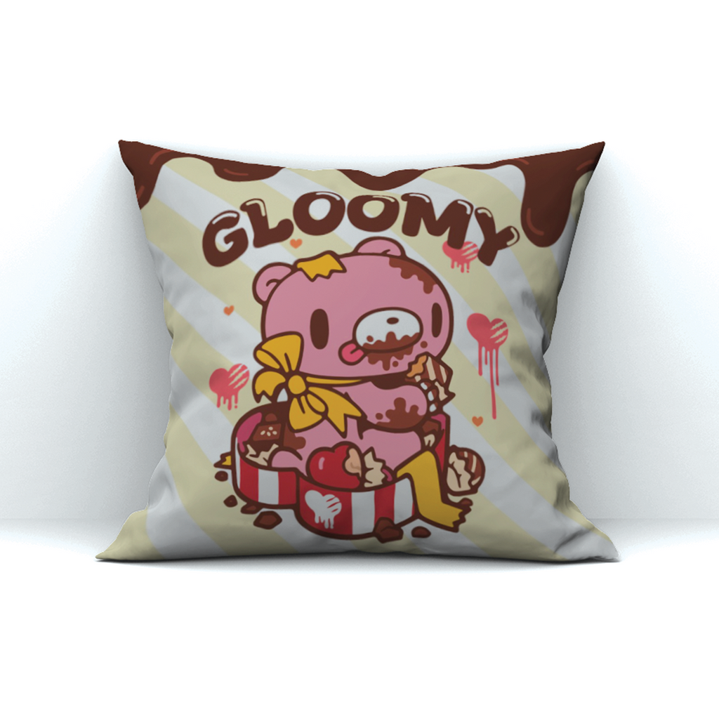 Gloomy Valentine Throw Pillow