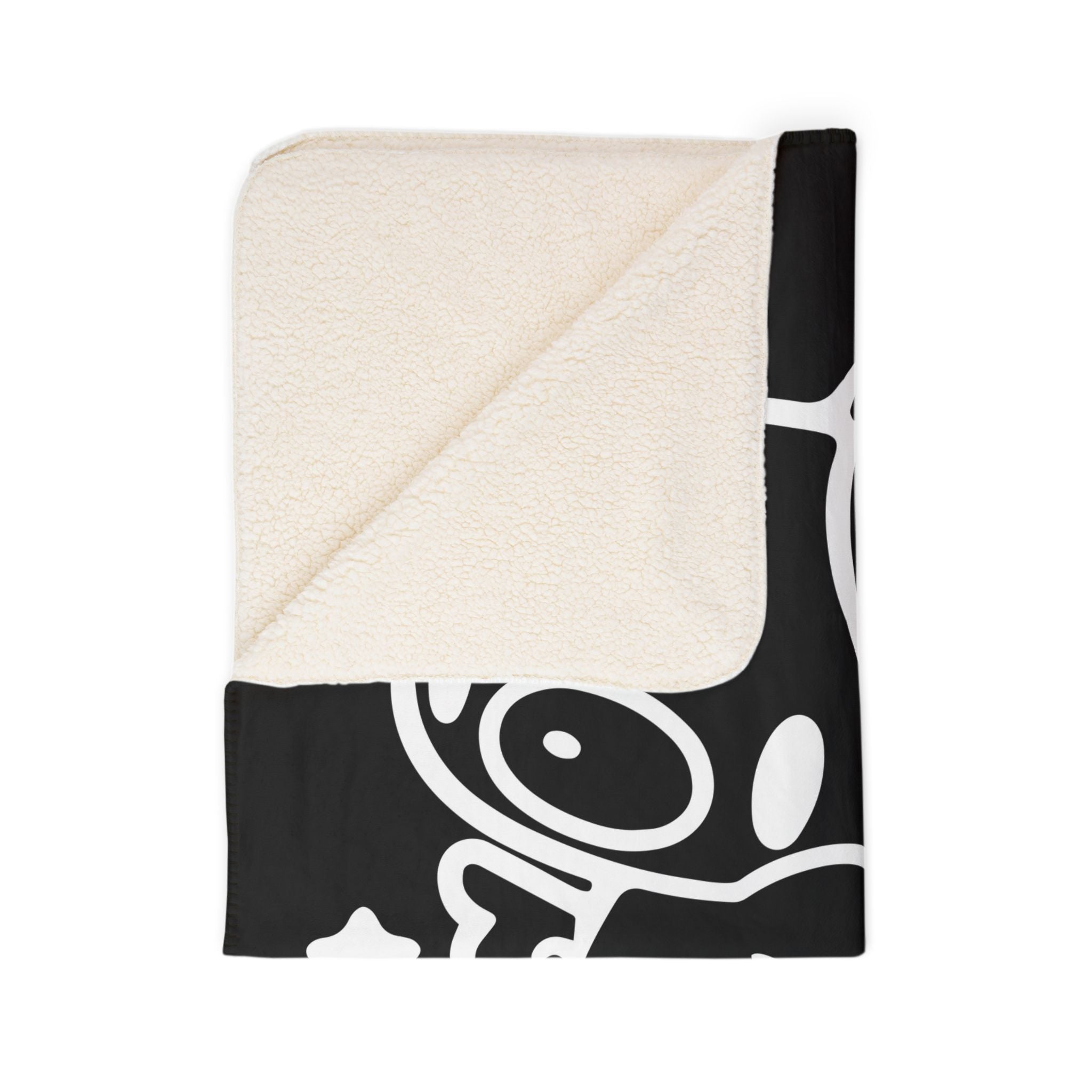 Gloomy Bear gemini Zodiac Fleece Sherpa Blanket