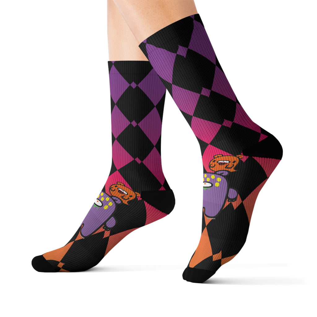 Monster Gloomy Halloween Edition - Sublimation Socks