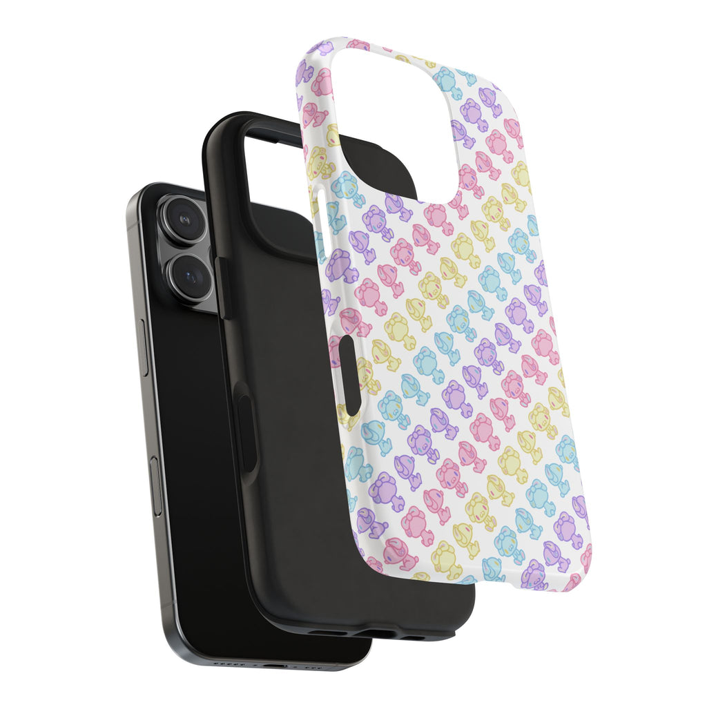 Rotating Pastel All Purpose Bunny - iPhone Case