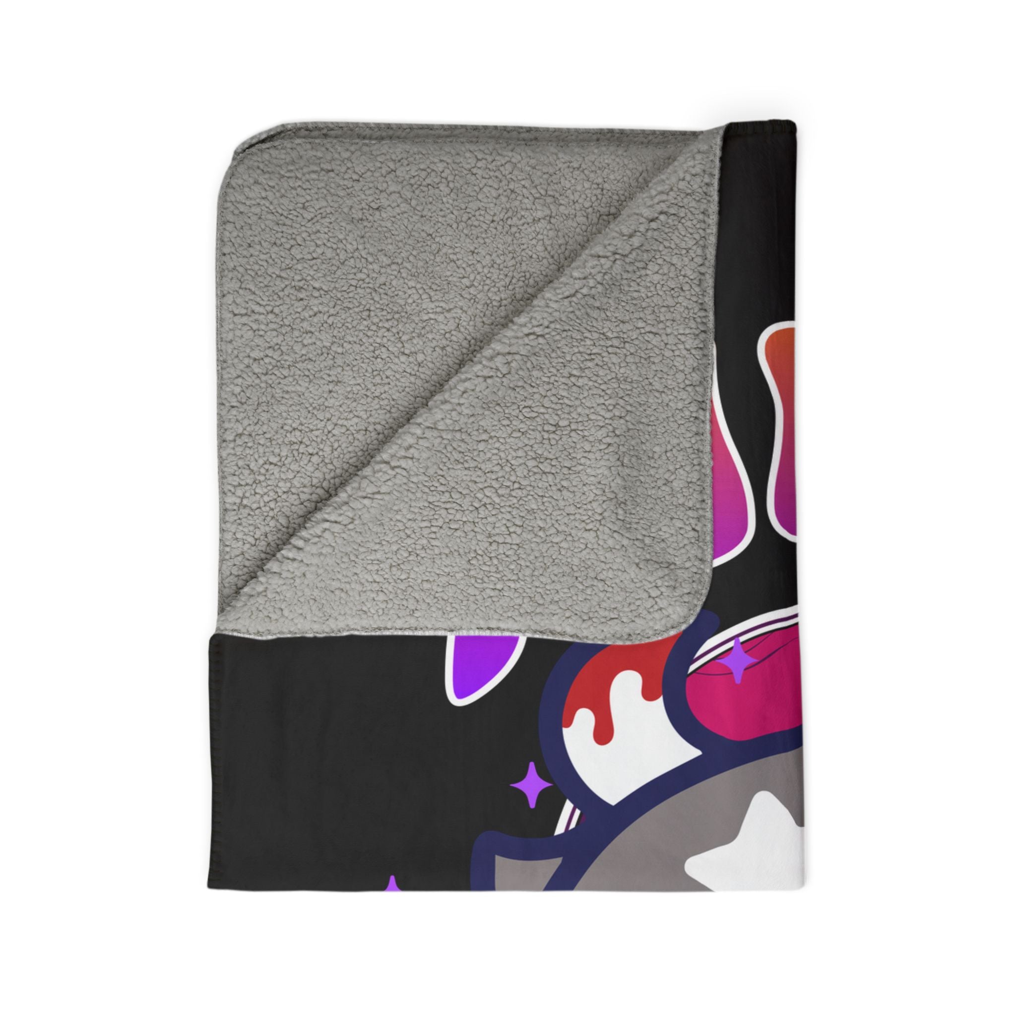 Gloomy Bear Taurus Zodiac Fleece Sherpa Blanket