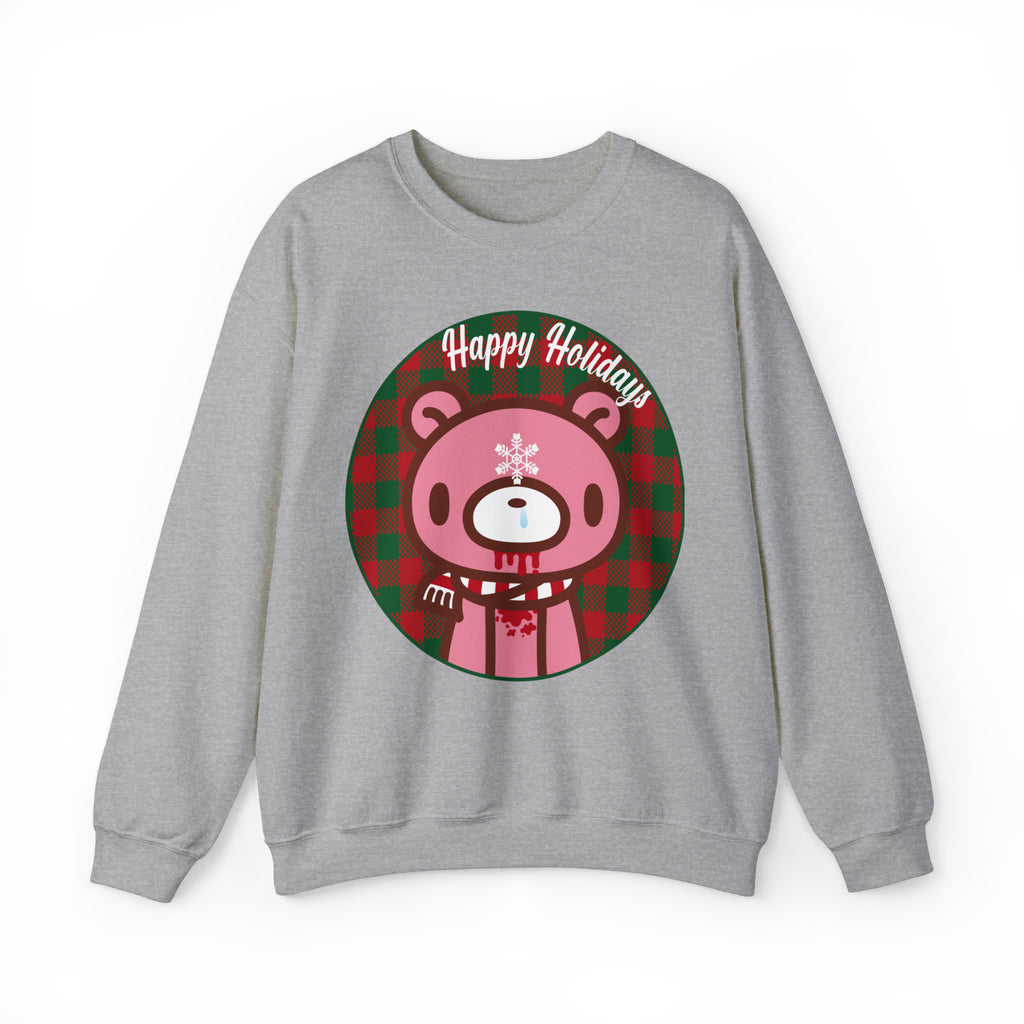 Happy Holidays Gloomy Bear - Unisex Heavy Blend™ Crewneck Sweatshirt