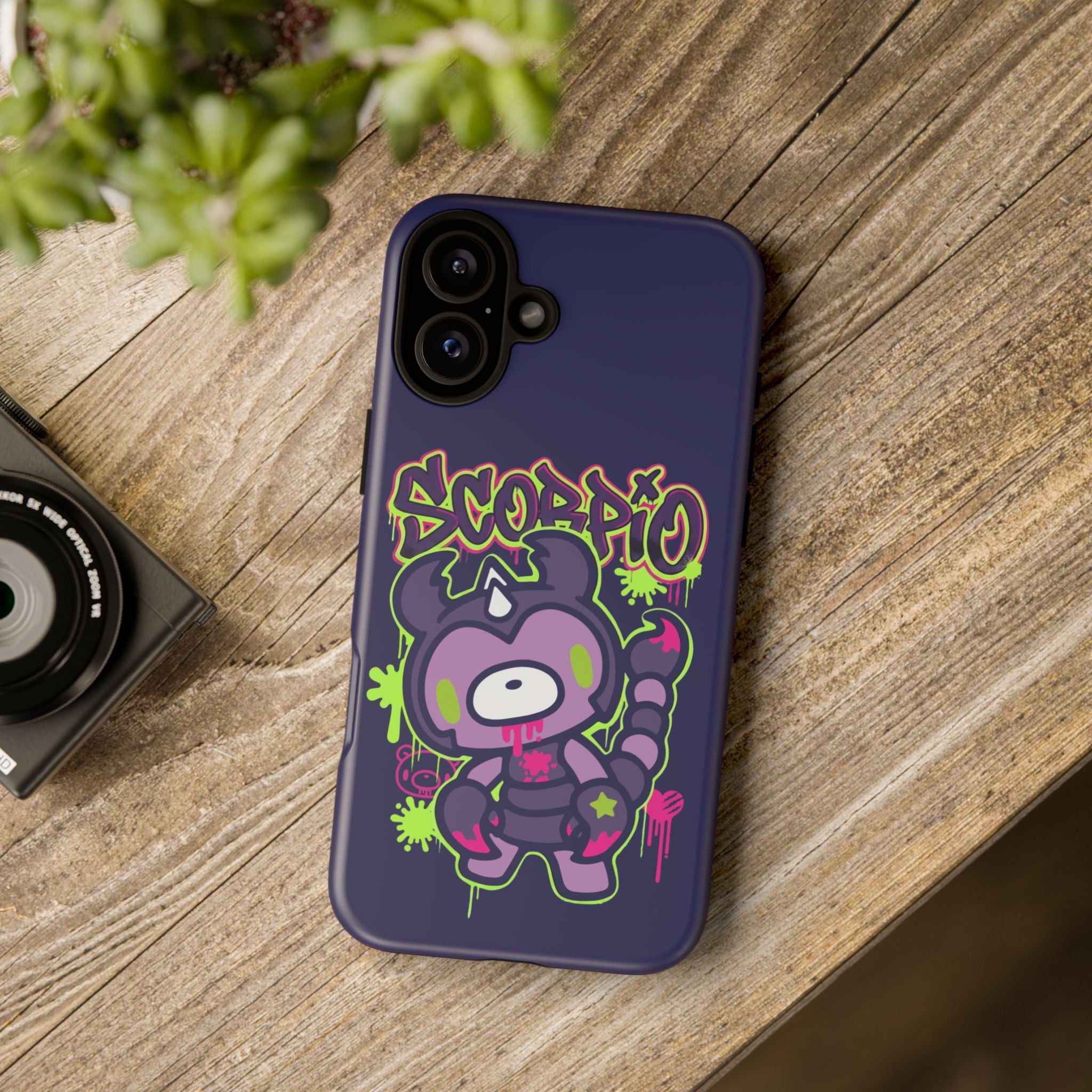 Zodiac Scorpio Gloomy Bear Phone Case