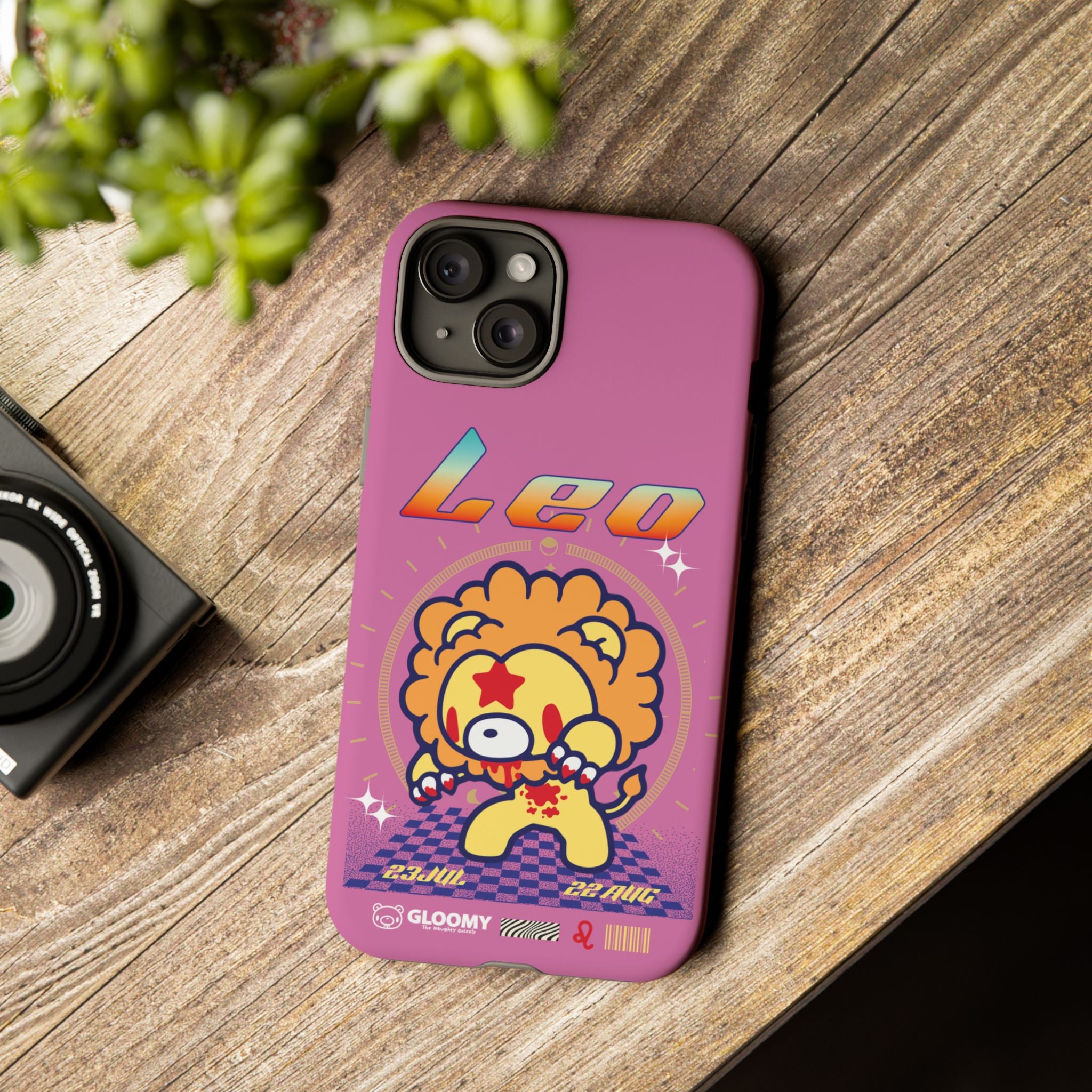 Zodiac Leo gloomy bear Phone Case