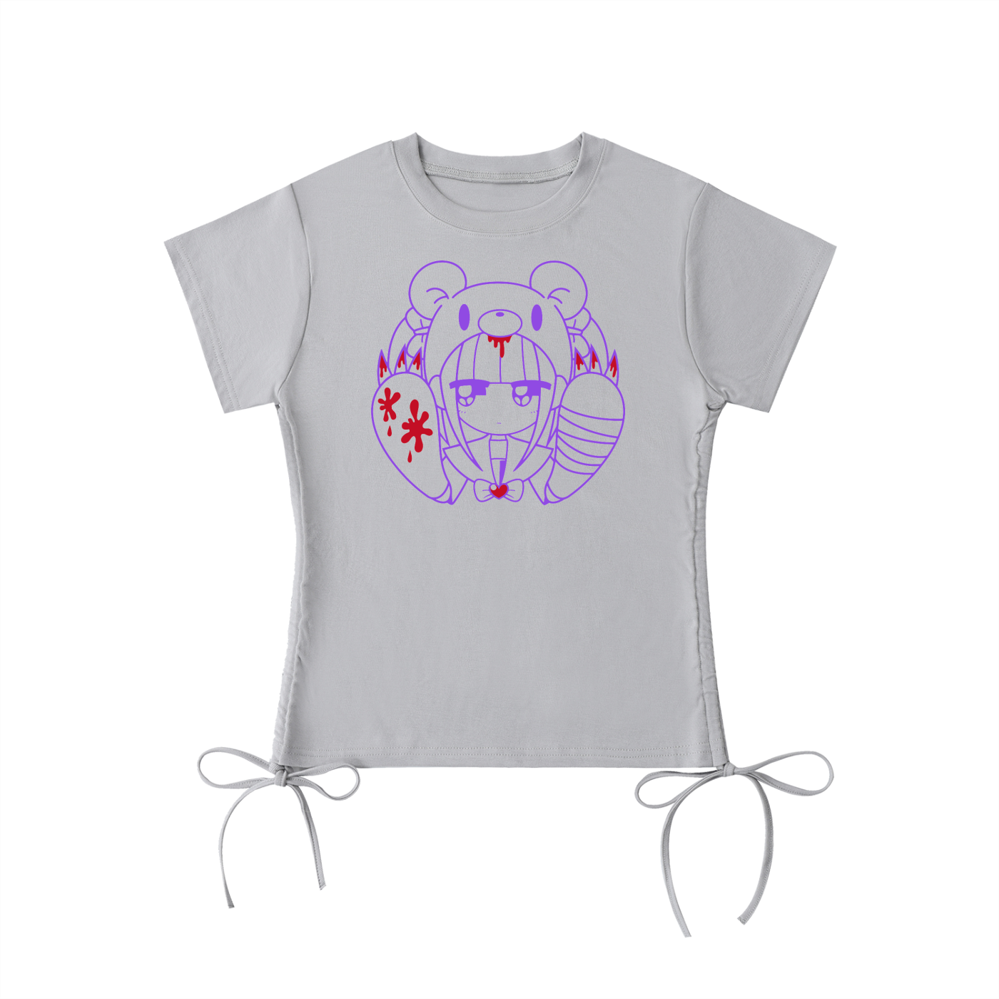 Menhera x Gloomy Drawstring T-Shirt