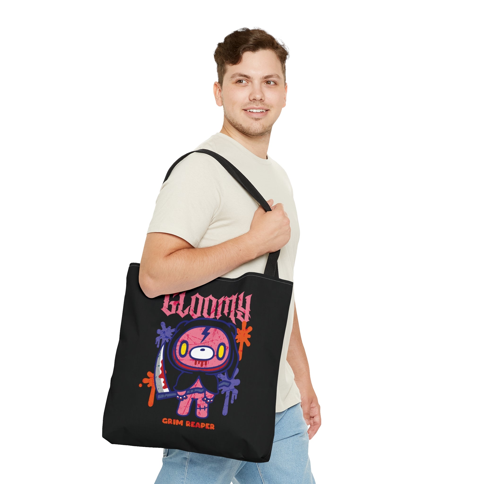 Gloomy Halloween Grim Reaper Tote Bag