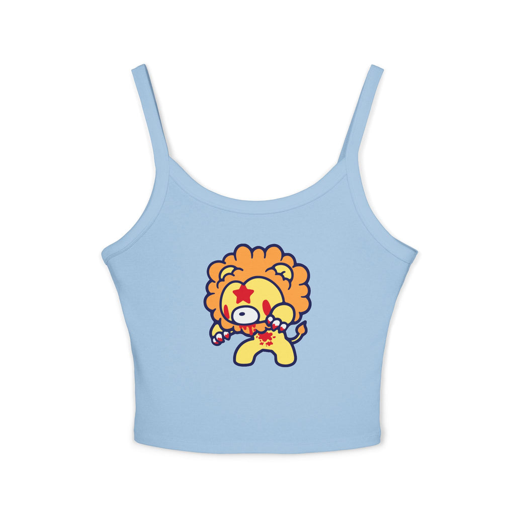 Leo Zodiac Gloomy Bear Spaghetti Strap Tank Top