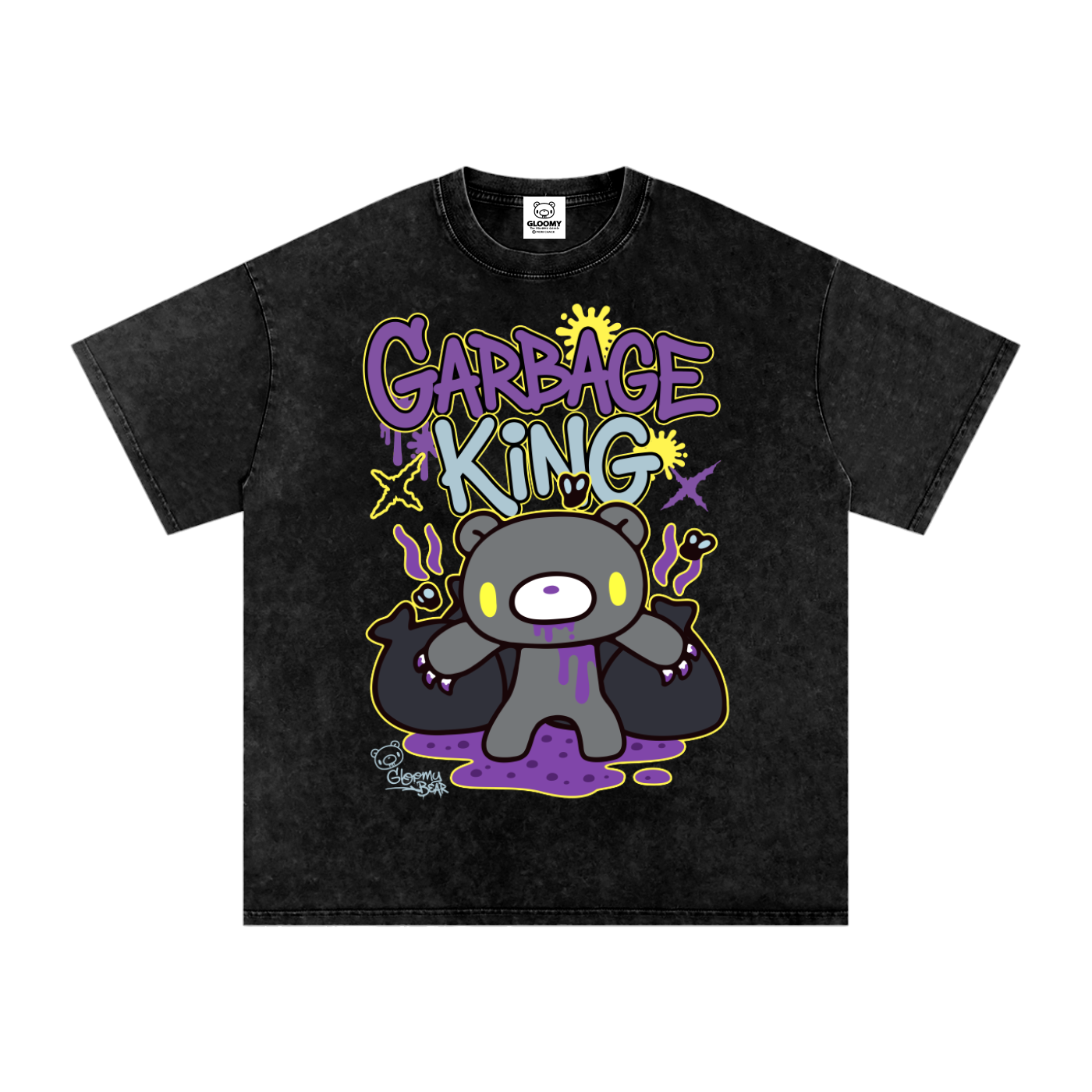 Gloomy Trash Collections Acid Wash T