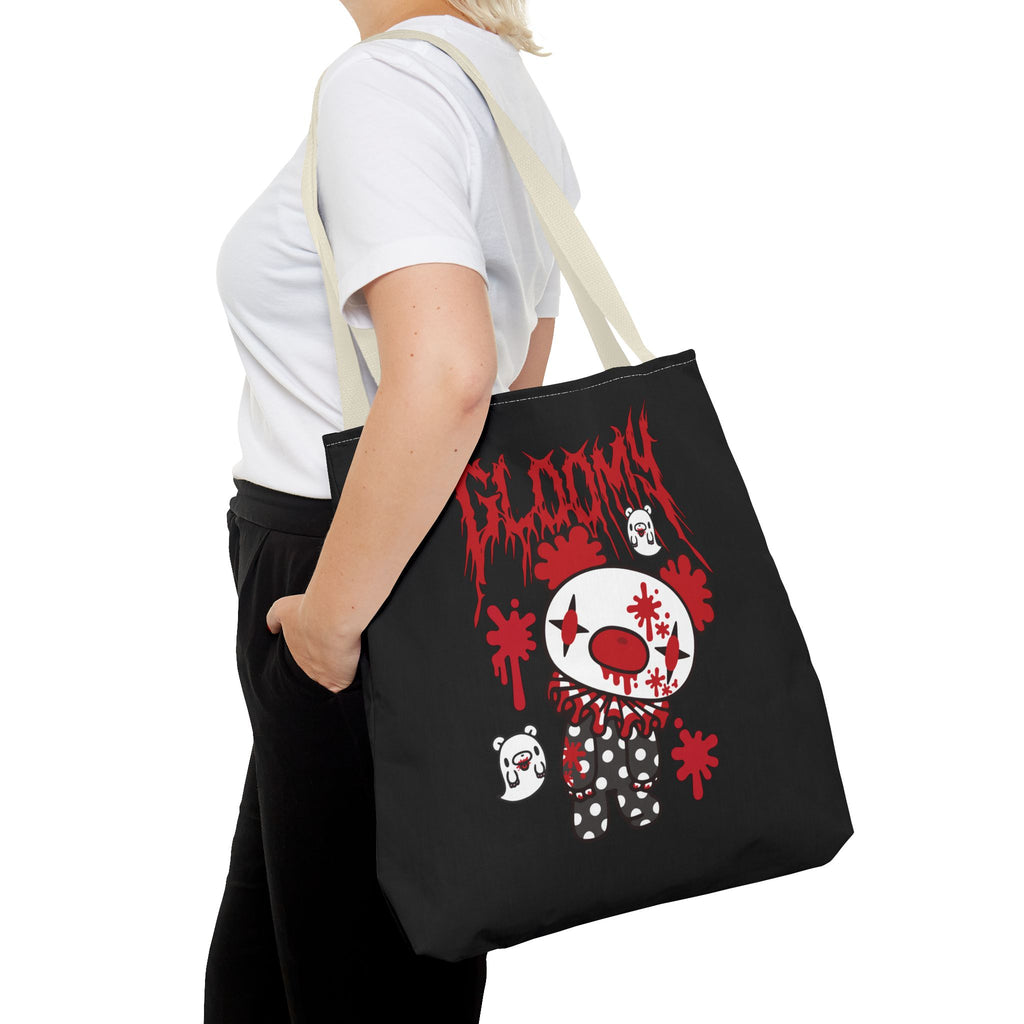 Gloomy Bear Halloween Sletchy Coown Tote Bag - 2024