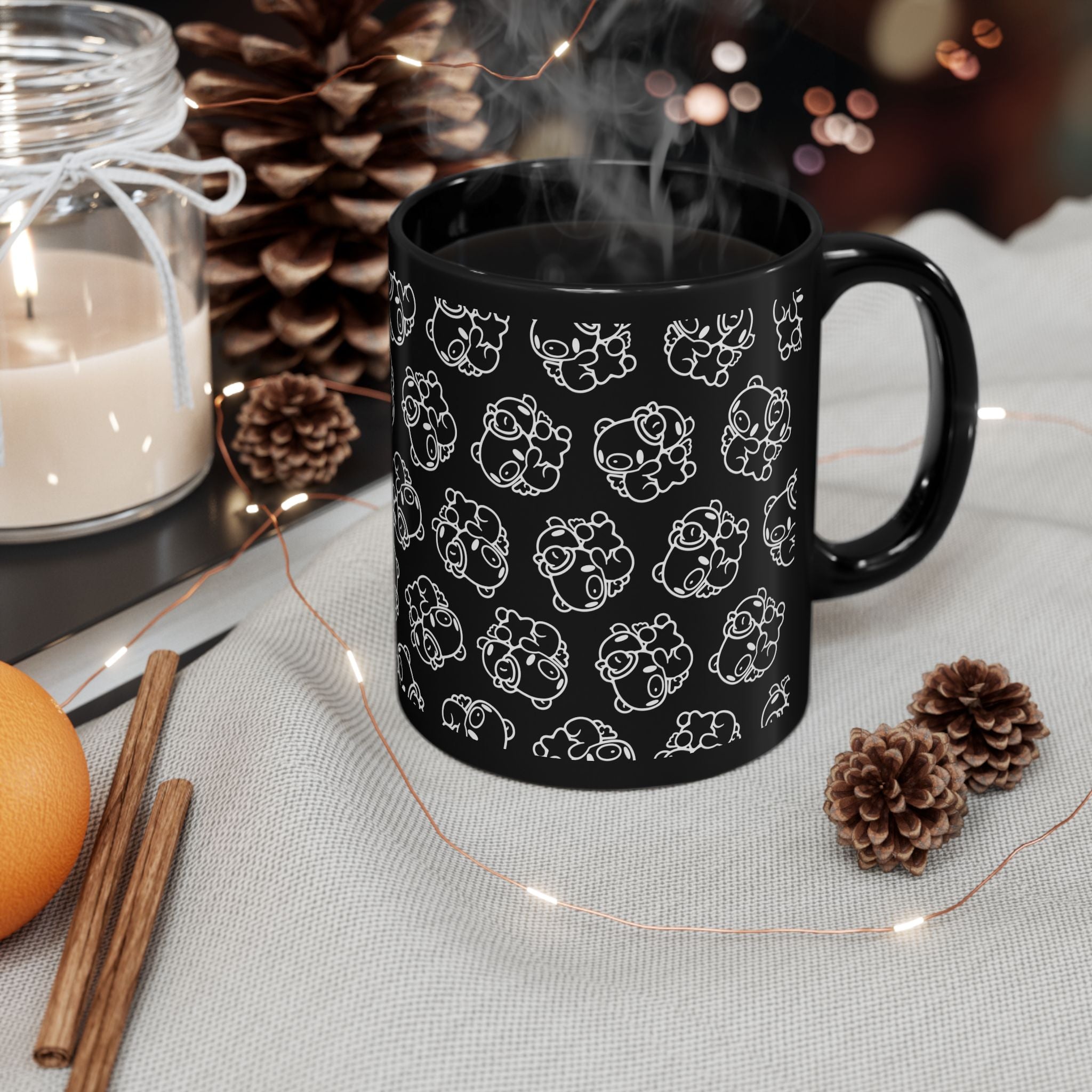 gloomy gemini zodiac Black Mug (11oz, 15oz)