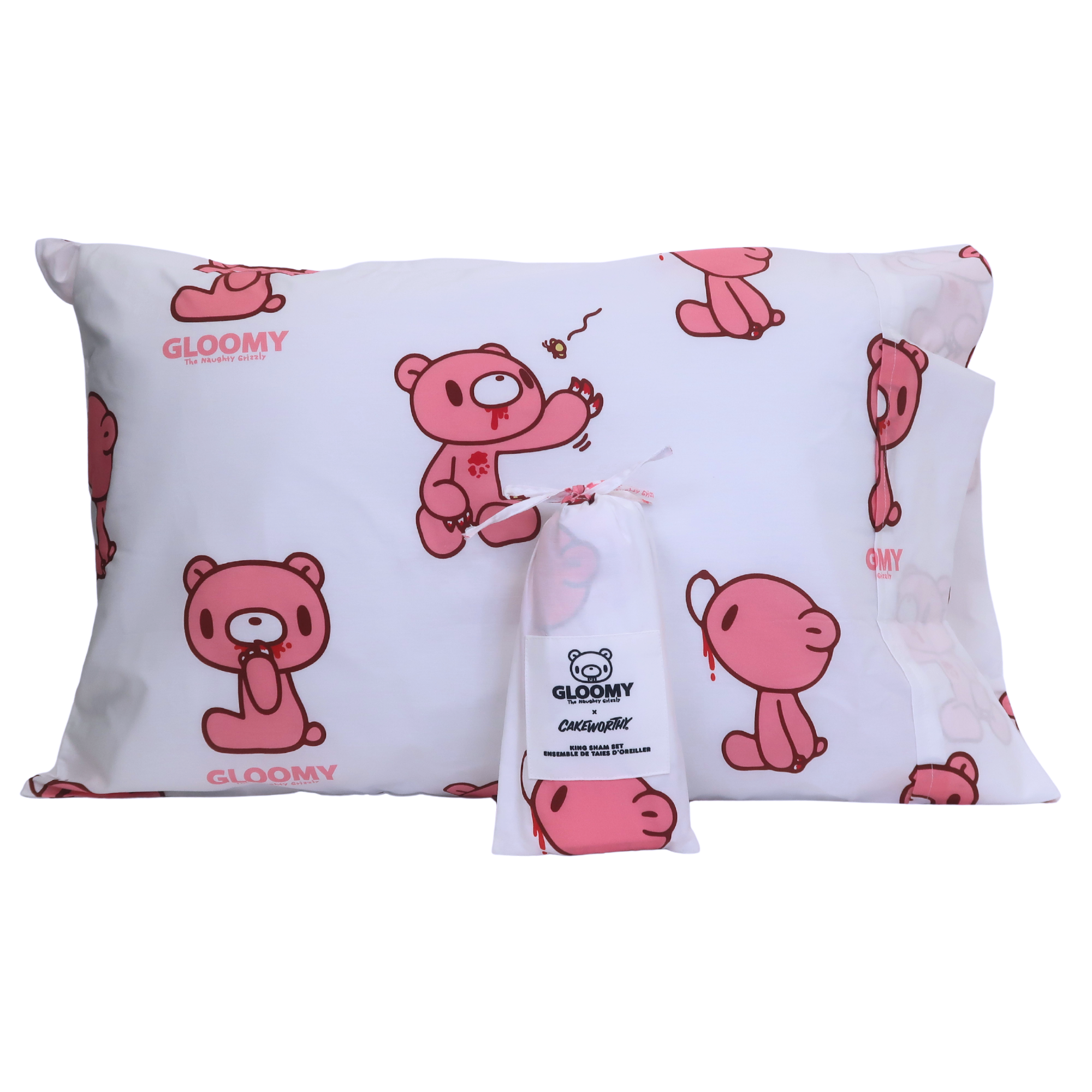 Gloomy Bear Pillow Case Set