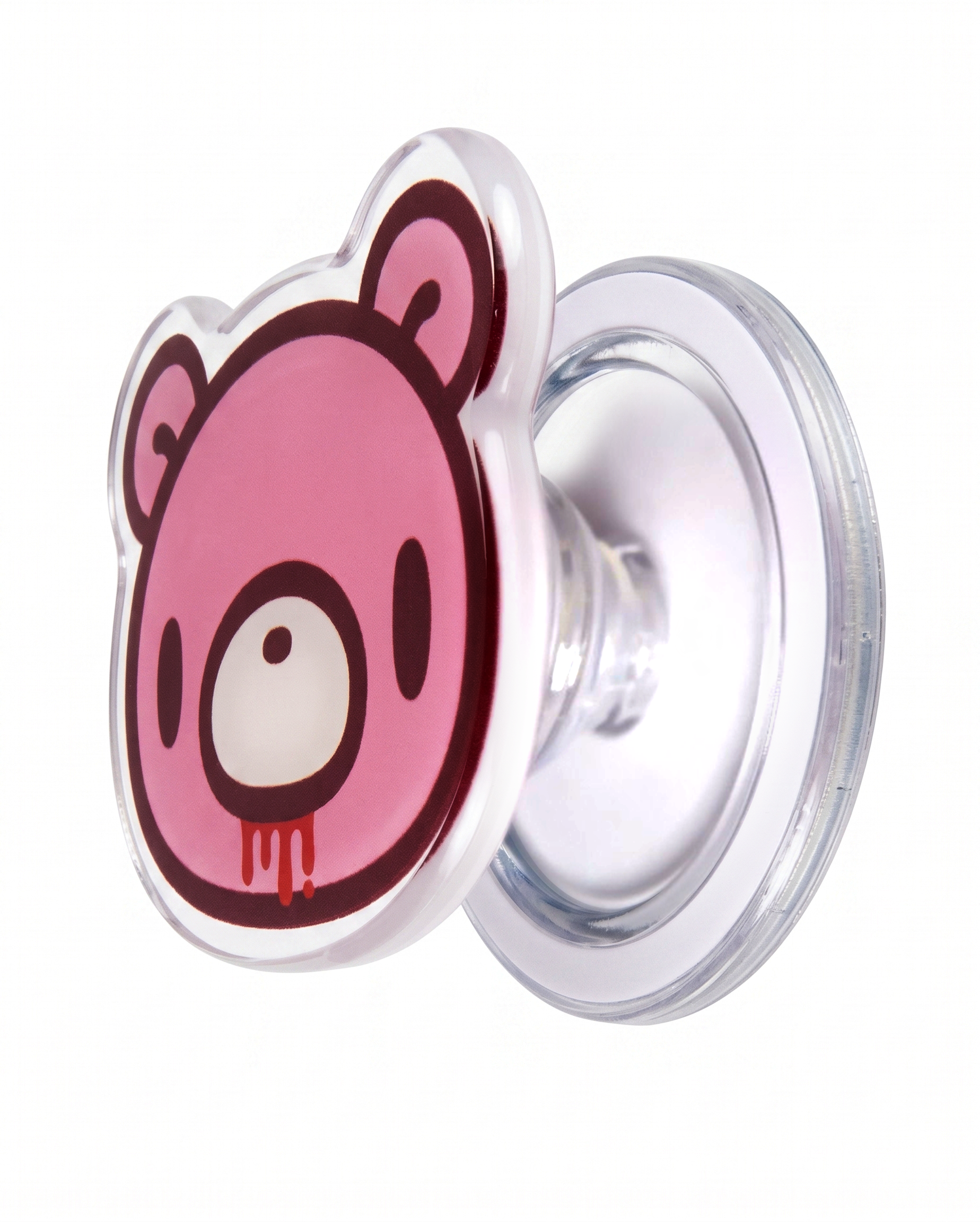 Gloomy Bear Phone Grip with Magnetic Ring - Pink