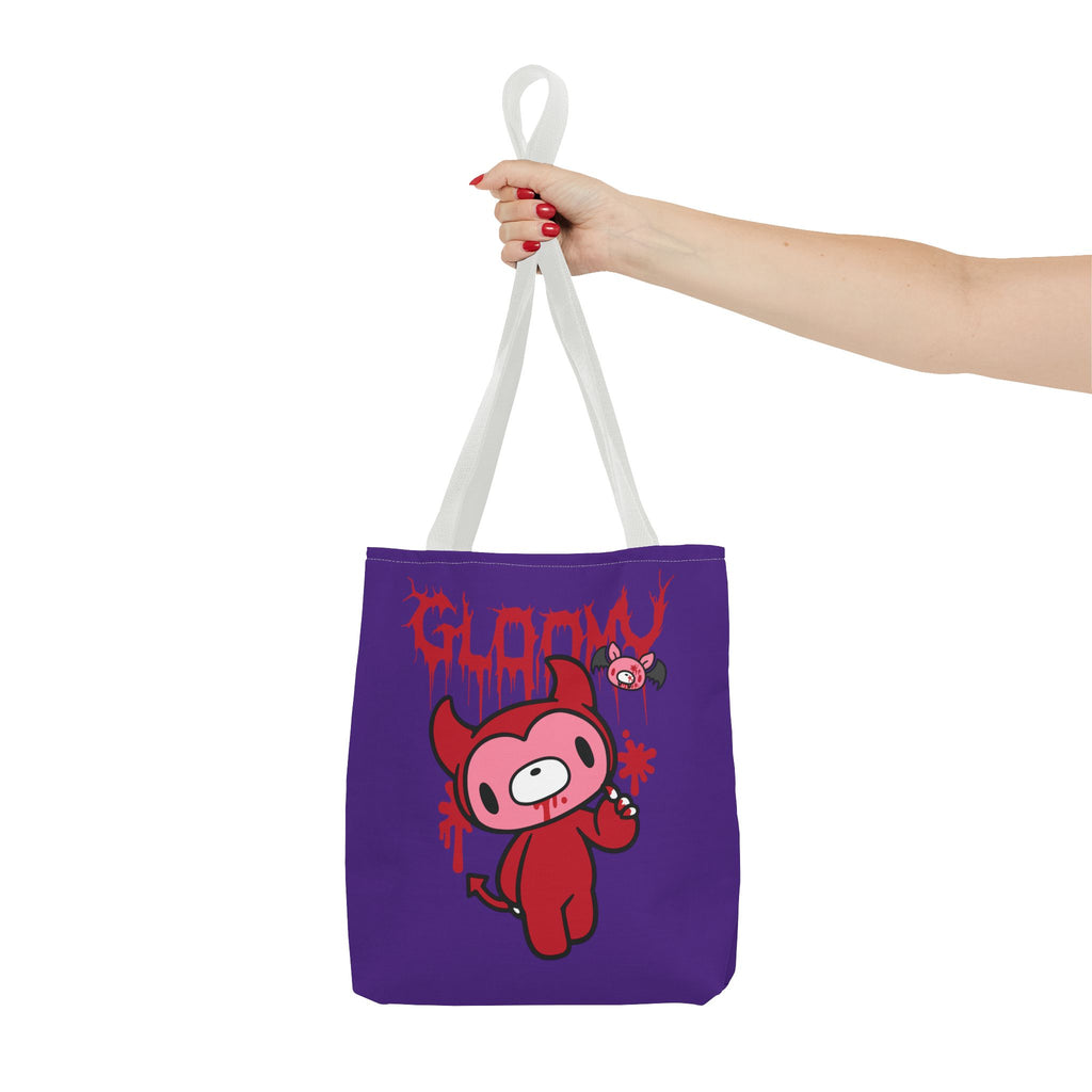 Gloomy Bear Halloween Devil Tote Bag - 2024