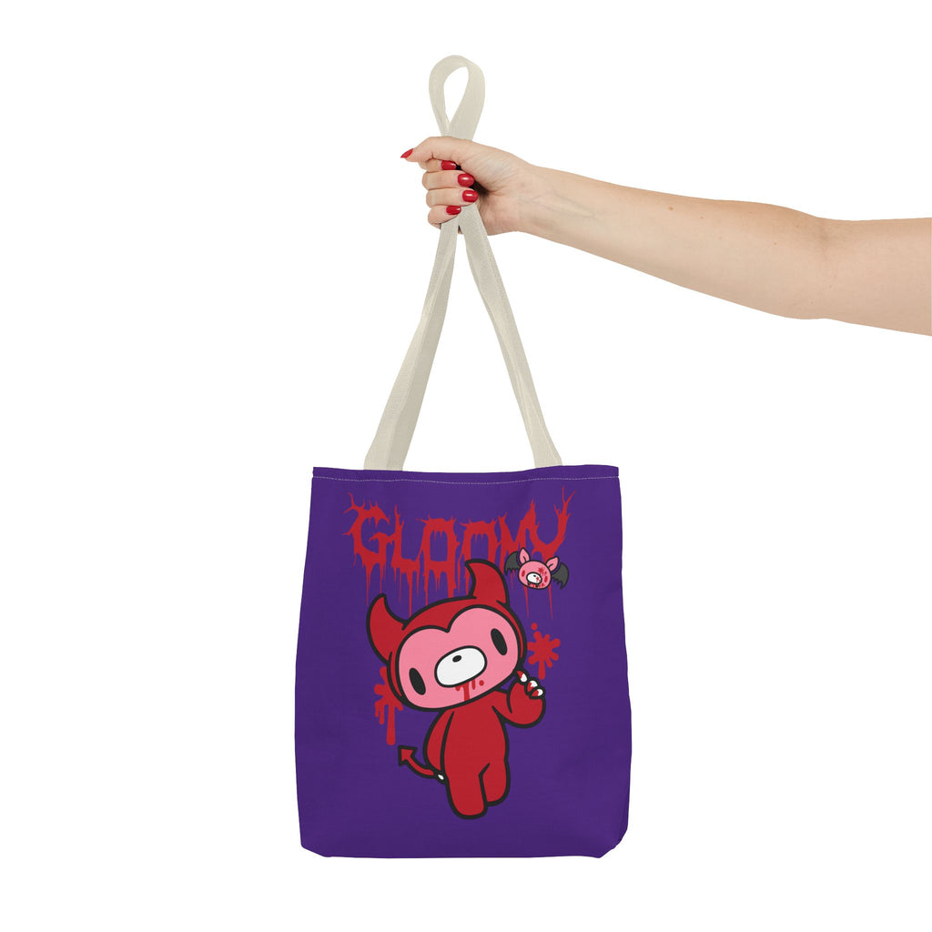 Gloomy Bear Halloween Devil Tote Bag - 2024