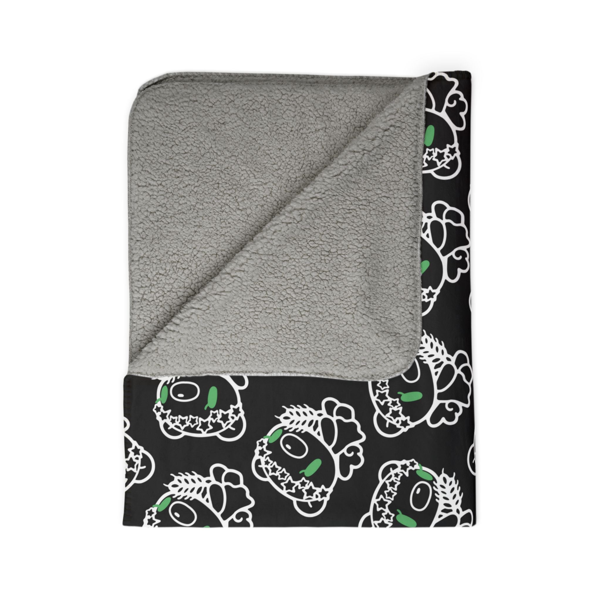 Gloomy Bear Virgo Zodiac Fleece Sherpa Blanket