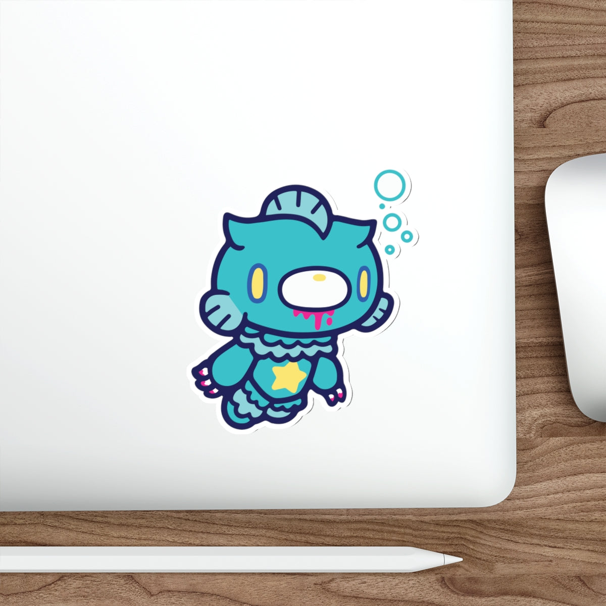Gloomy Zodiac Pisces Die-Cut Stickers