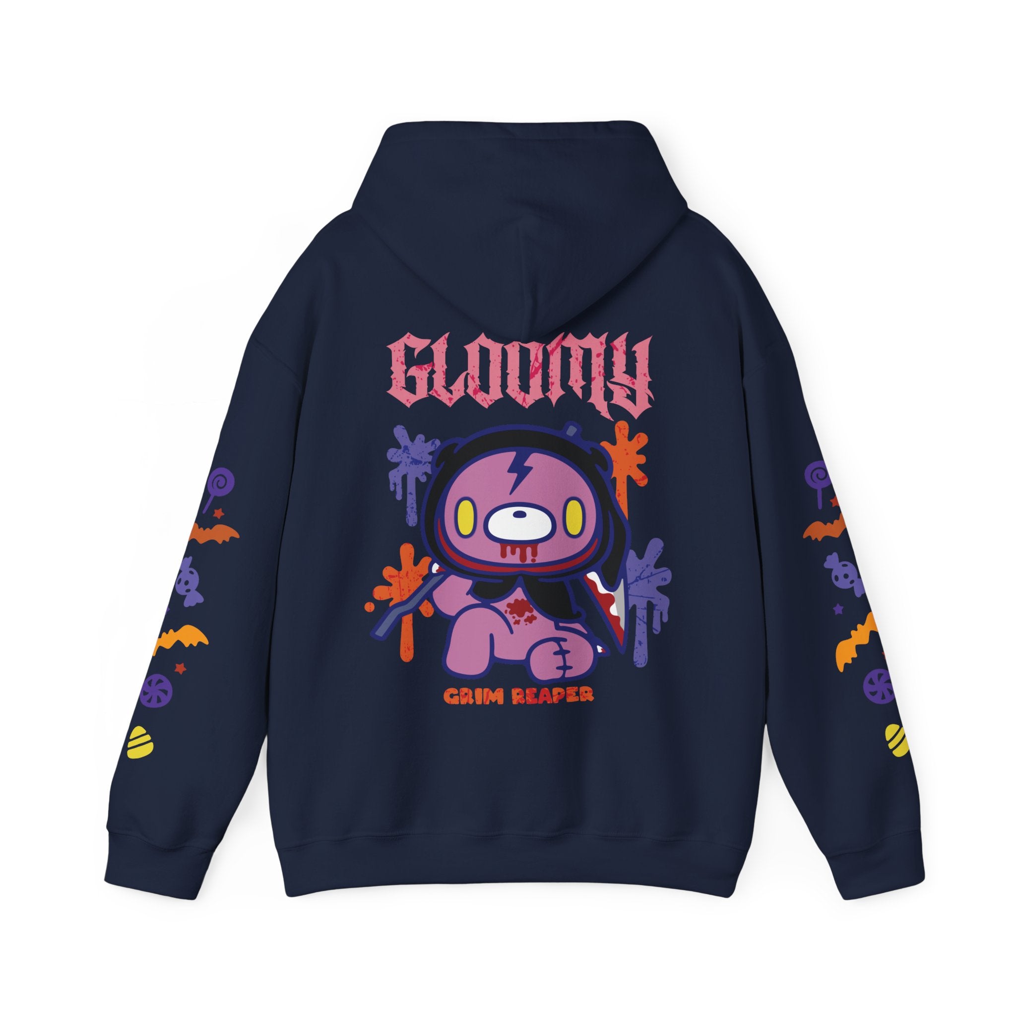 Halloween Grim Reaper Gloomy Bear Hoodie