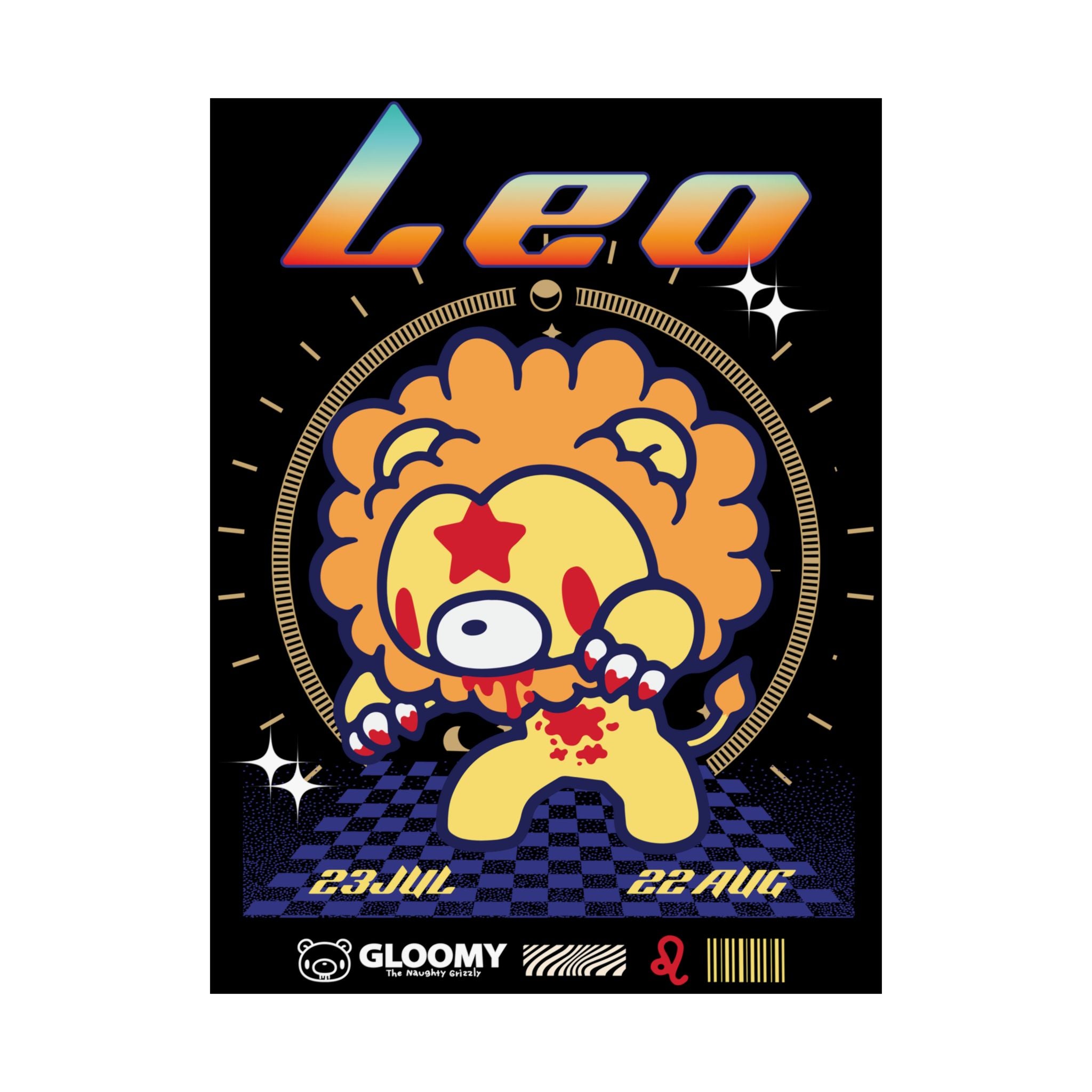Leo Zodiac Satin Posters (300gsm)