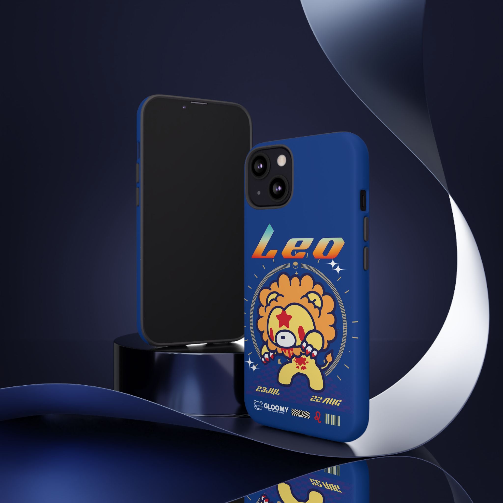 Zodiac Leo gloomy bear Phone Case